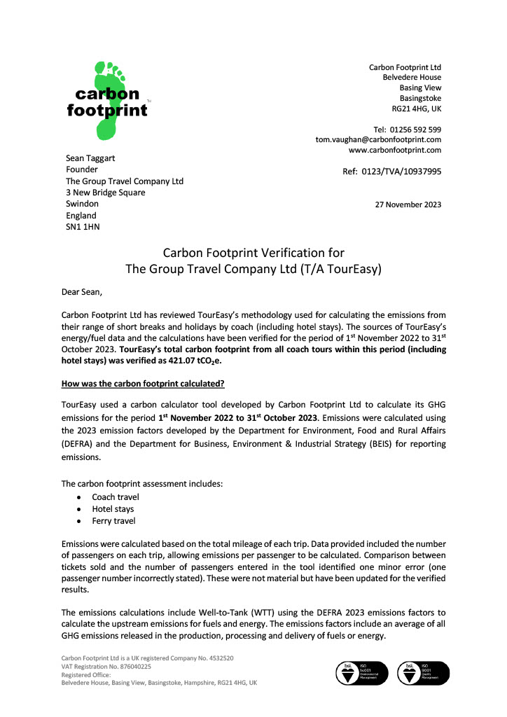 Carbon Footprint Audit confirmation part 1
